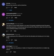 Fans in the YouTube comments section discuss Asmongold's take on the reported WoW leak (Image via Asmongold Clips/YouTube)